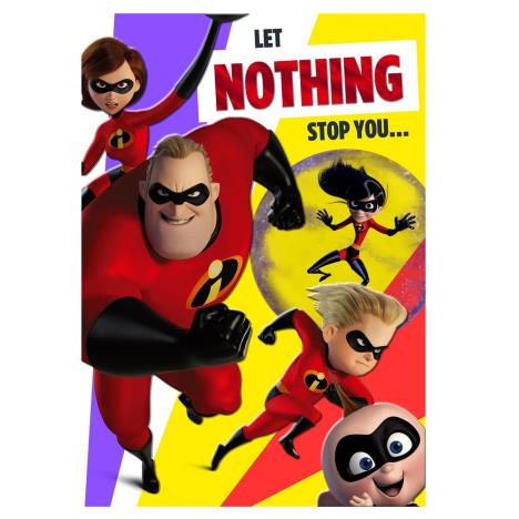 Incredibles In Action Birthday Card £2.40